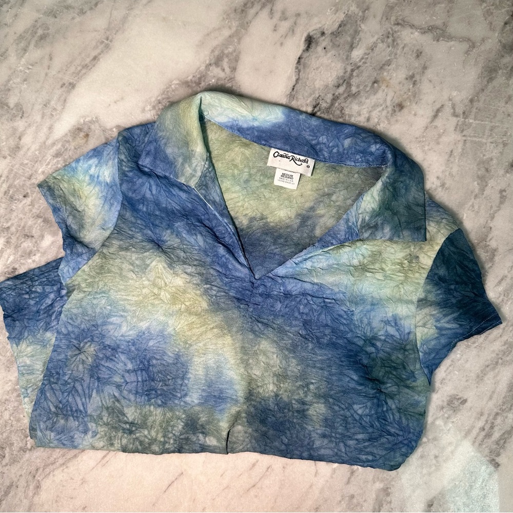 Vintage tie dye polo